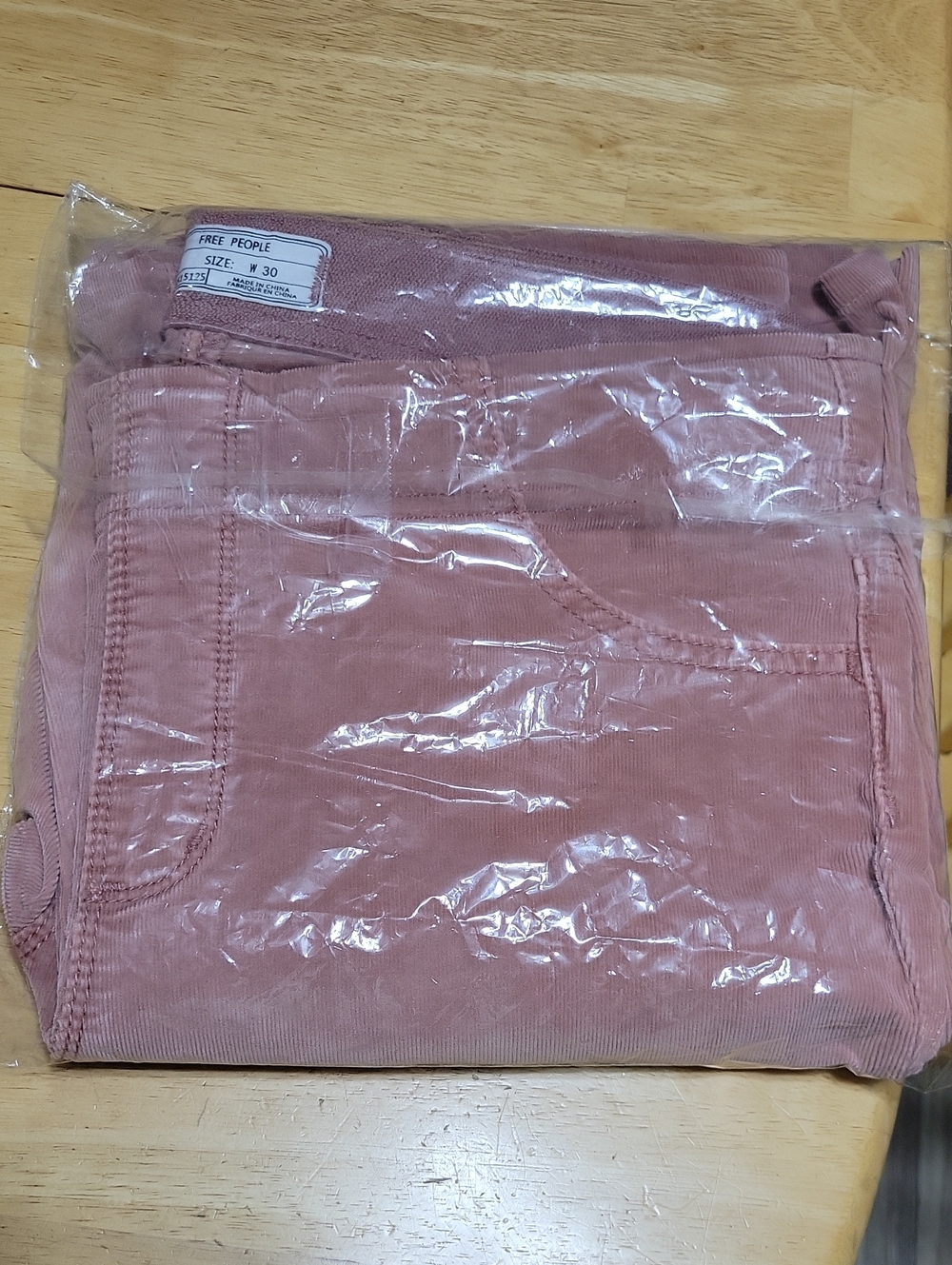 Dusty Pink Free People Stretch Flared Cords - Picture 13 of 13
